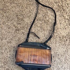 Givenchy Black and Tan Messenger Bag